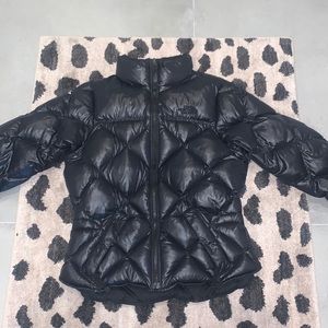 the north face shiny puffer
